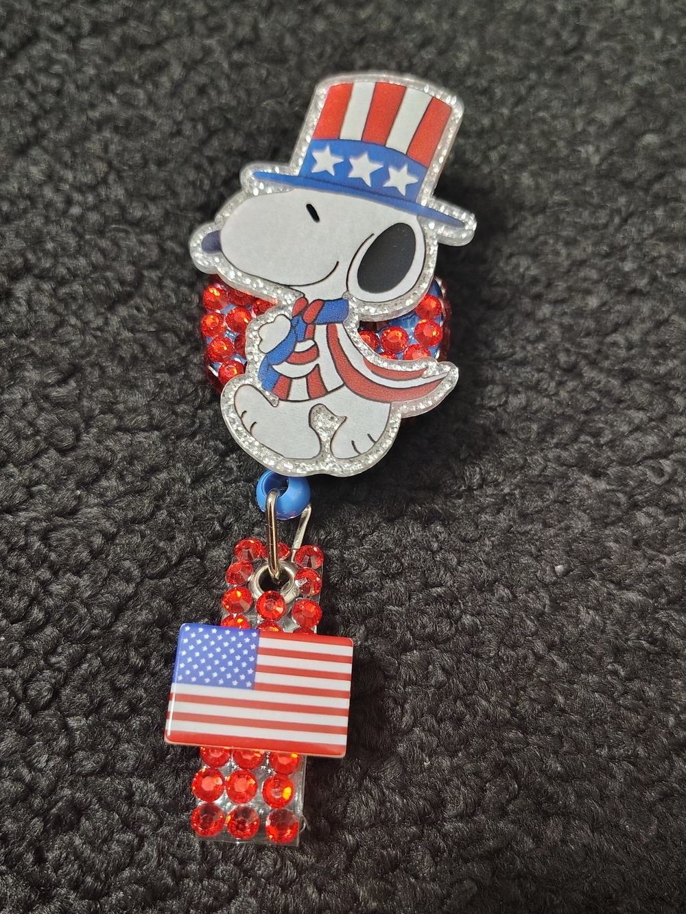 Peanuts Snoopy Retractable Badge Reel Work Id Holder Id Badge Holder